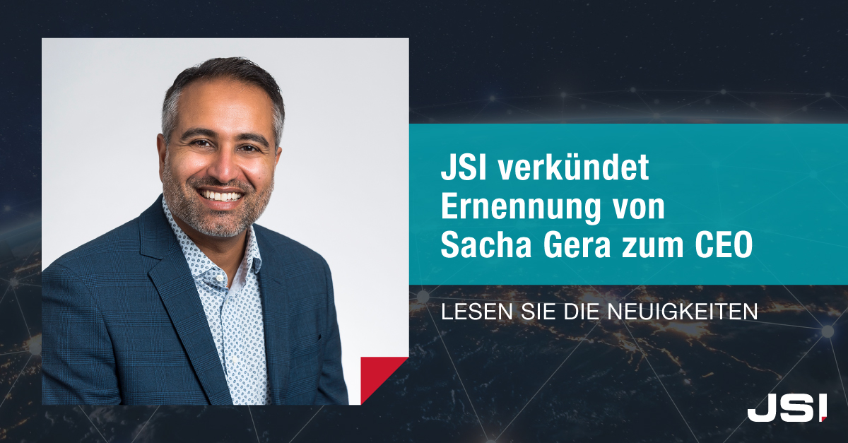 JSI gibt die Ernennung von Sacha Gera zum CEO bekannt